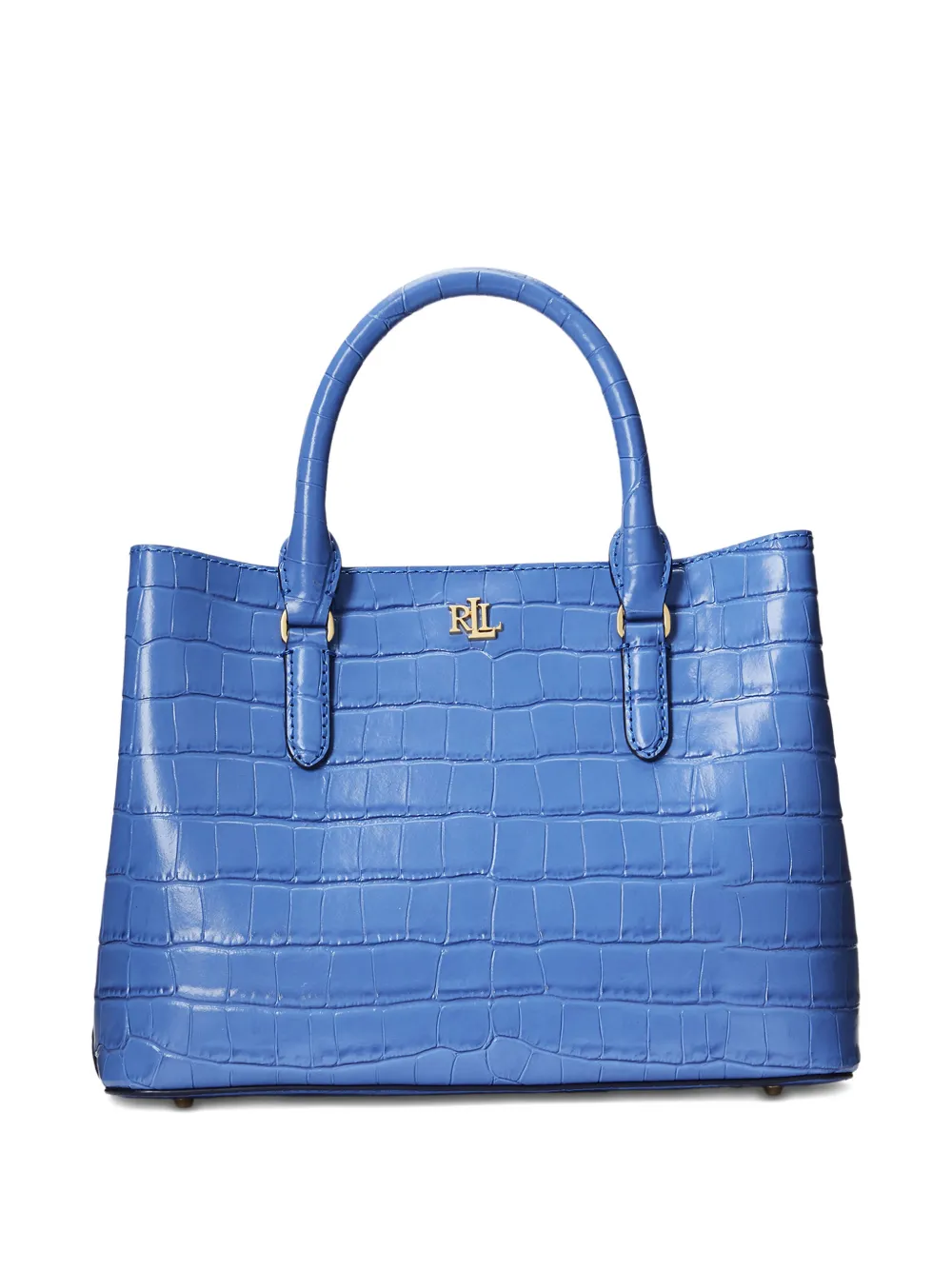 Polo Ralph Lauren embossed-leather cross body bag - Blau