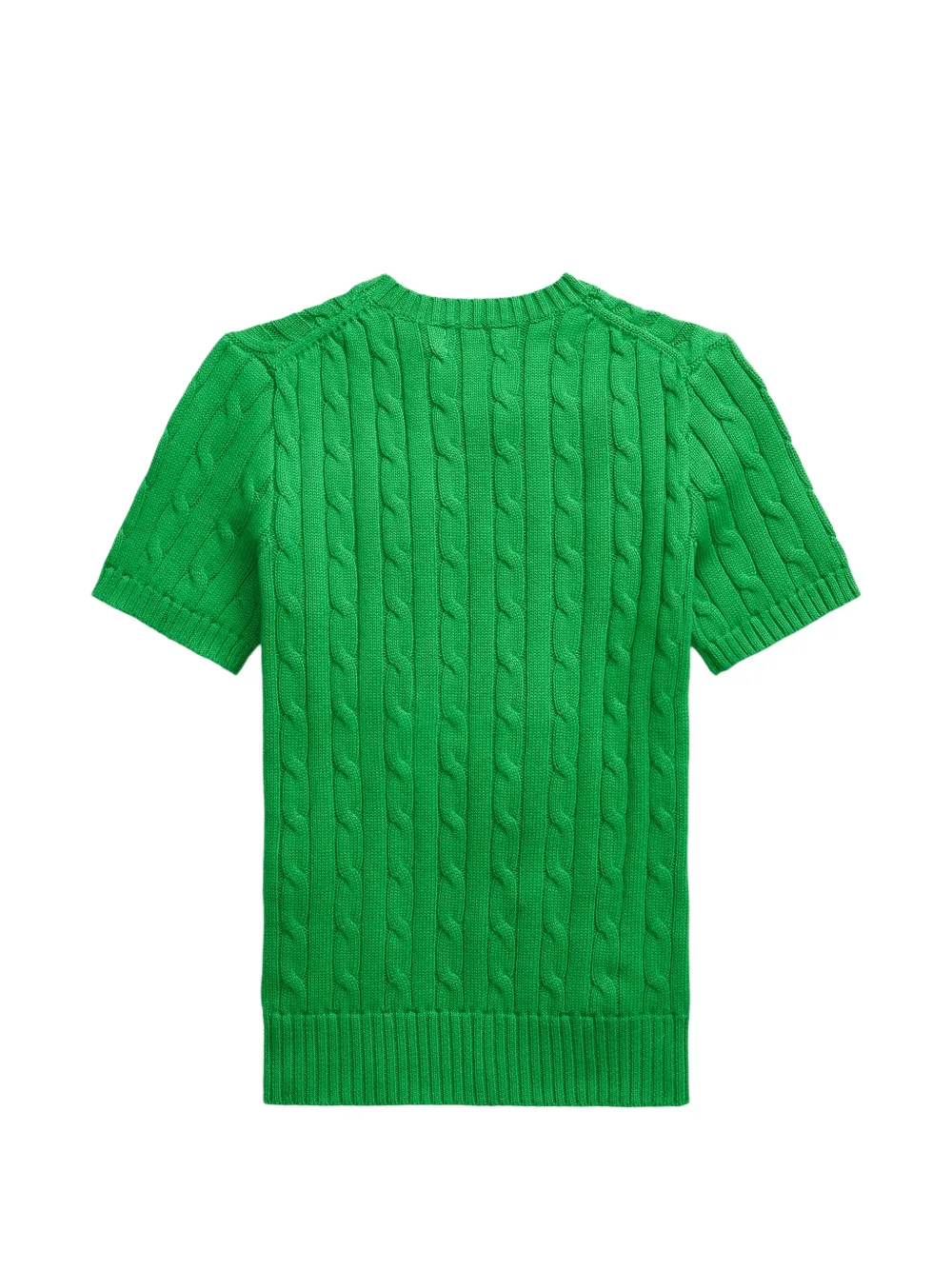 Polo Ralph Lauren Kabelgebreide trui met korte mouwen Groen