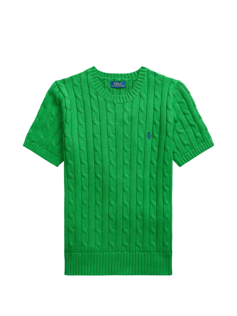 Polo Ralph Lauren cable-knit short-sleeved sweater - Verde