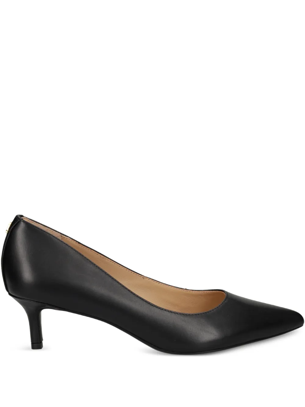 Lauren Ralph Lauren Leren pumps Zwart