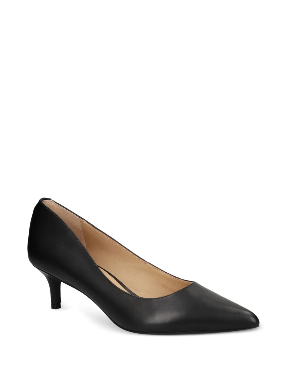 Lauren Ralph Lauren Leren pumps Zwart