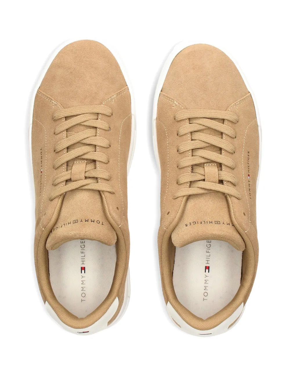Tommy Hilfiger Suède sneakers Beige
