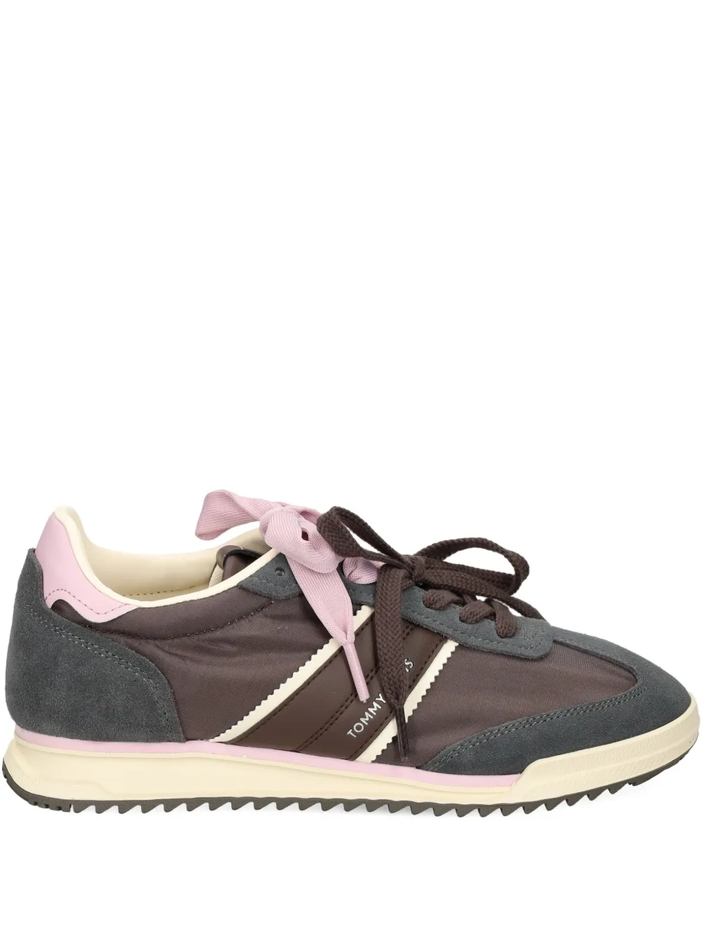 Tommy Jeans lace-up sneakers - Marrone