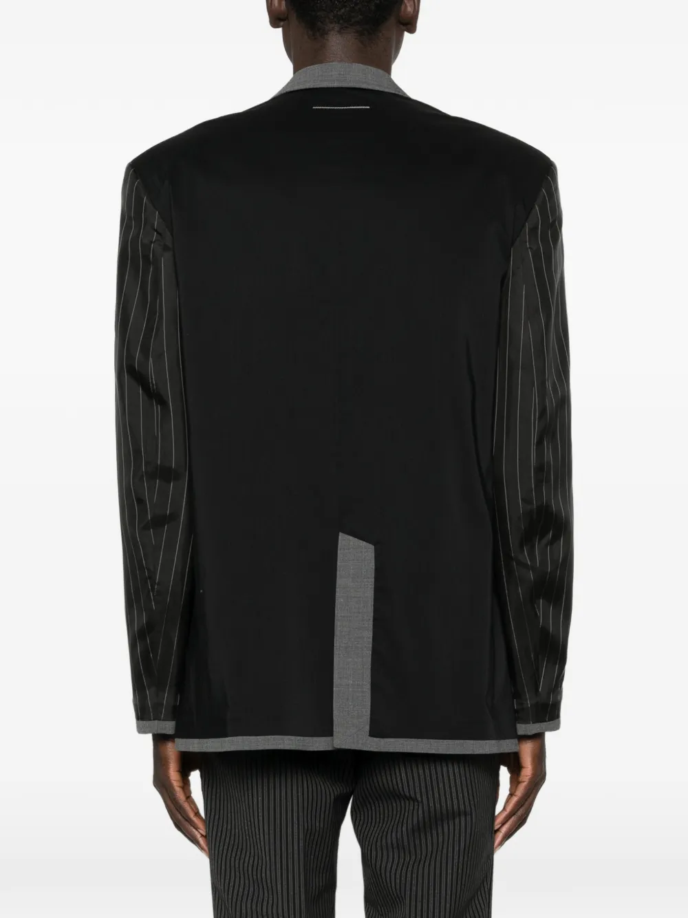 MM6 Maison Margiela ストライプ ジャケット | ブラック | FARFETCH JP