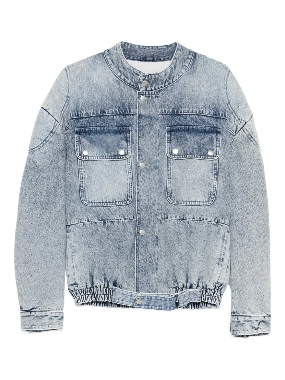 MM6 Maison Margiela pocket band jacket - Blu