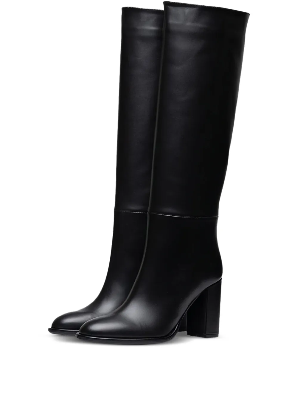 Poche Paris block-heel boots - Nero