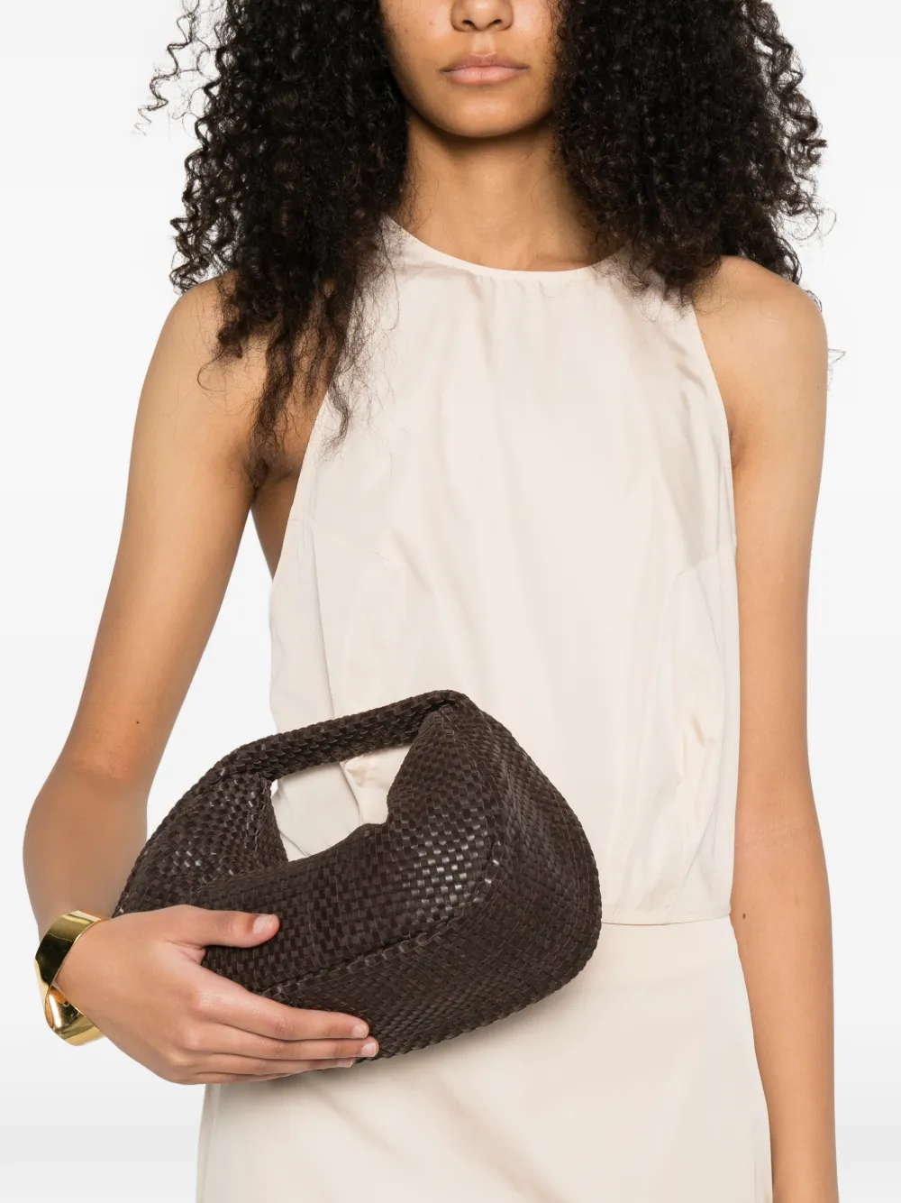 St. Agni Lattice Weave Bon Bon - Bruin