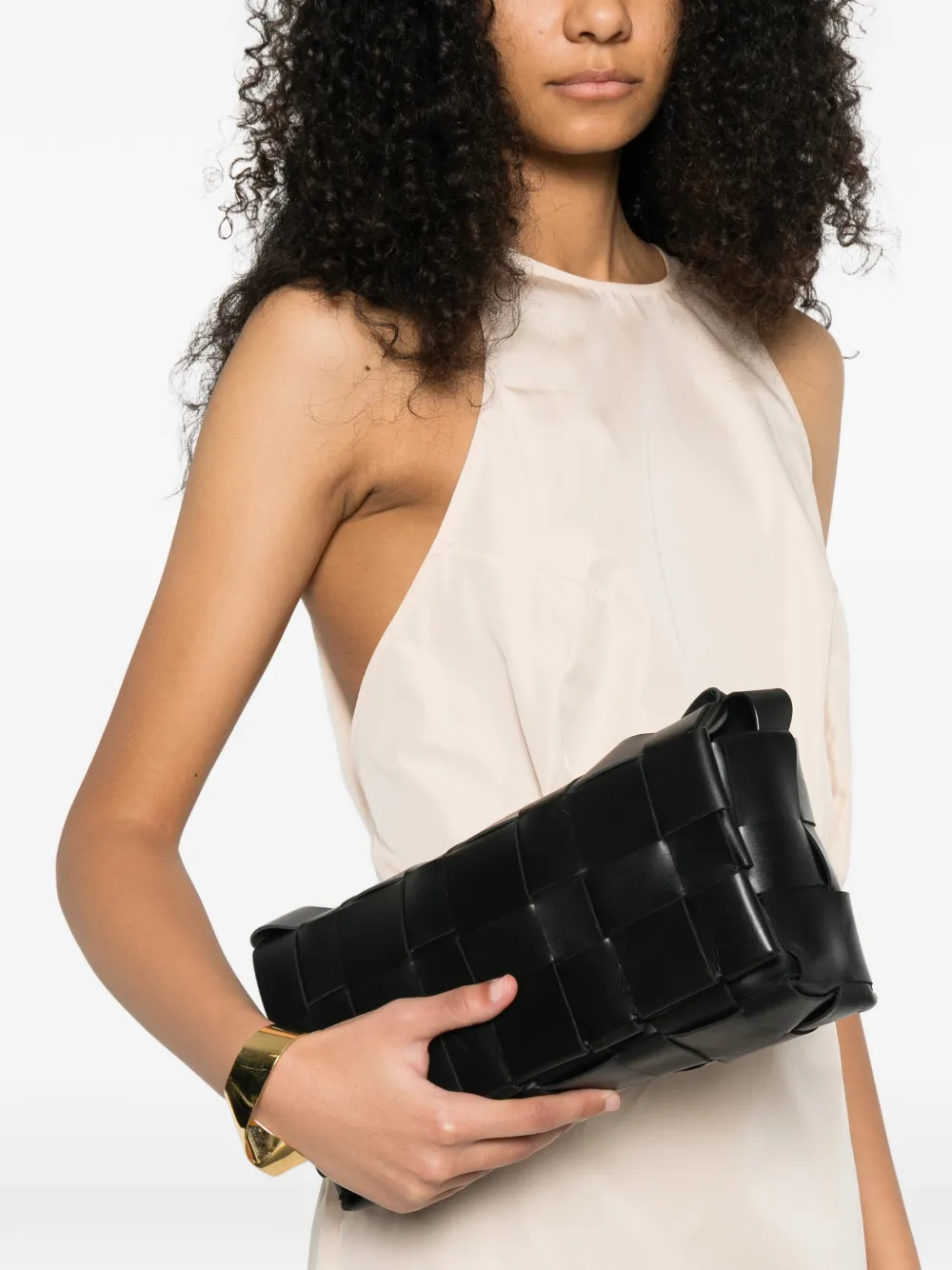 St. Agni Envelope mini-shopper - Zwart