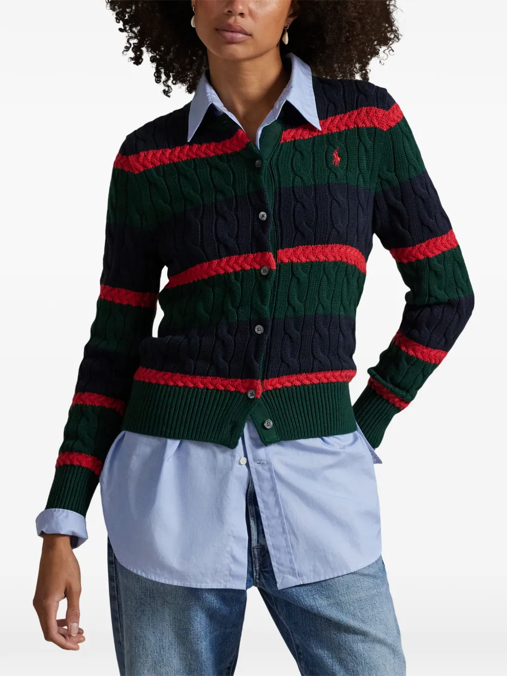 Polo Ralph Lauren Kabelgebreid vest Blauw
