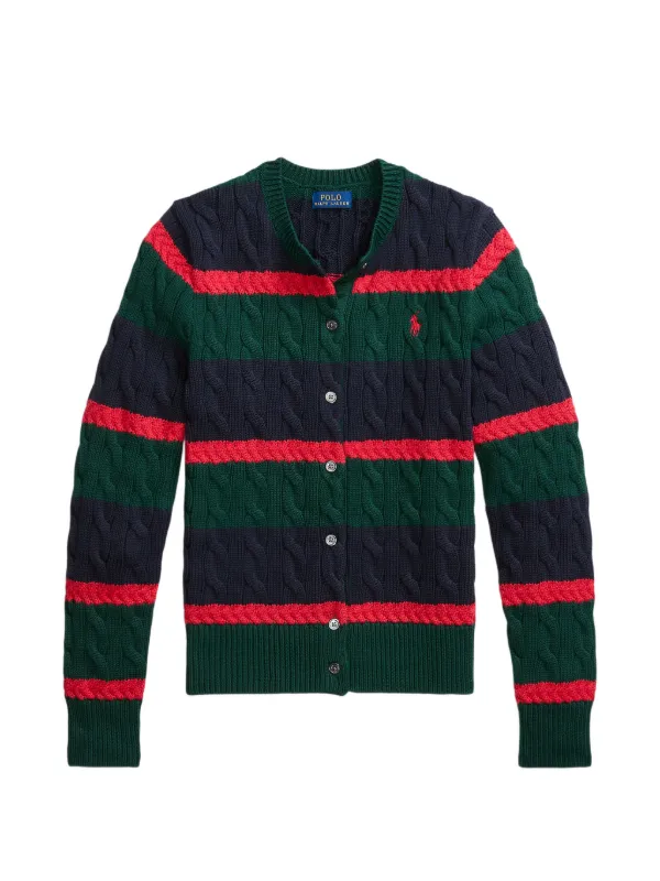 Polo Ralph Lauren ケーブルニット カーディガン | ブルー | FARFETCH JP