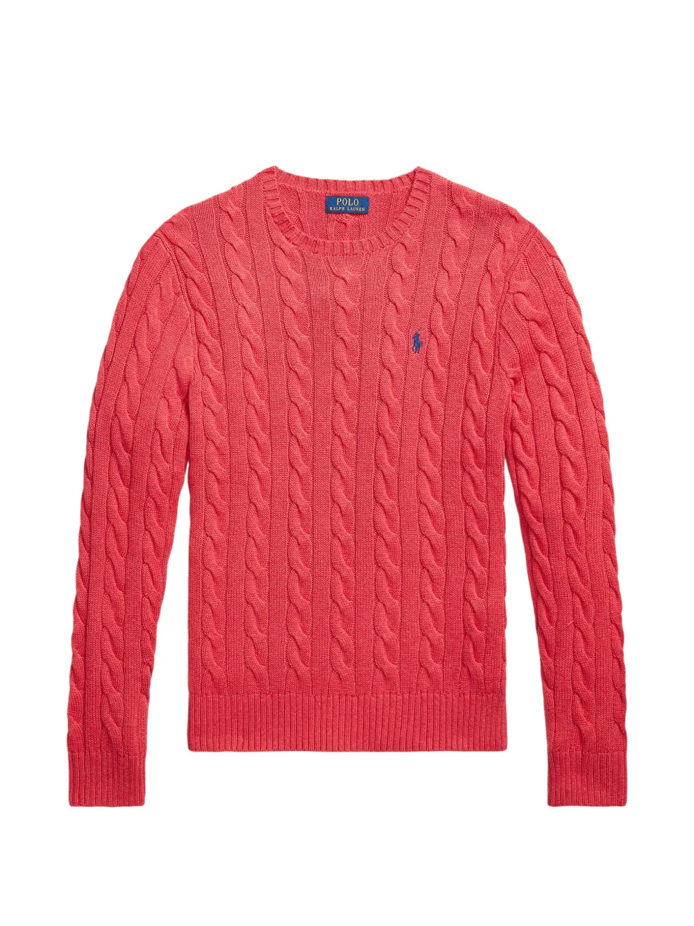 Polo Ralph Lauren cable-knit crew-neck sweater - Rosso