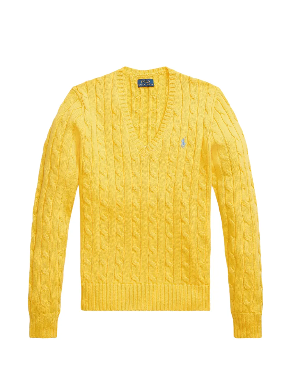 Polo Ralph Lauren cable-knit V-neck sweater - Giallo