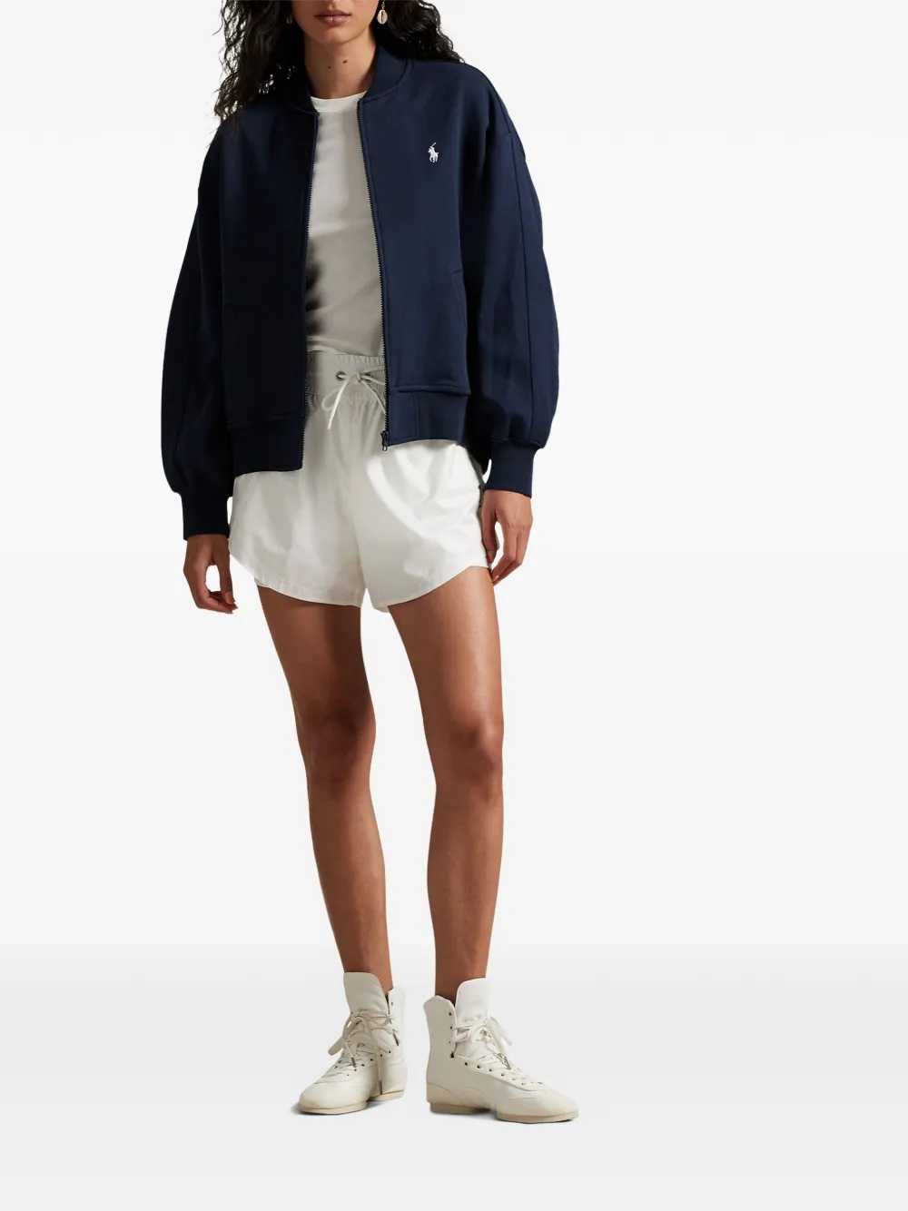 Polo Ralph Lauren Sweater met ritssluiting en zak Blauw