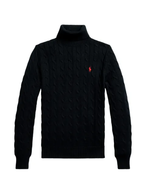 Polo Ralph Lauren cable-knit turtleneck sweater