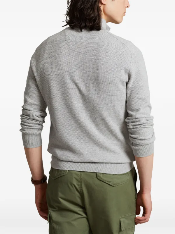 Polo Ralph Lauren ジップアップ セーター | グレー | FARFETCH JP