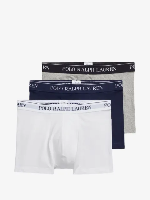 Polo Ralph Lauren logo-waistband boxers (set of three)
