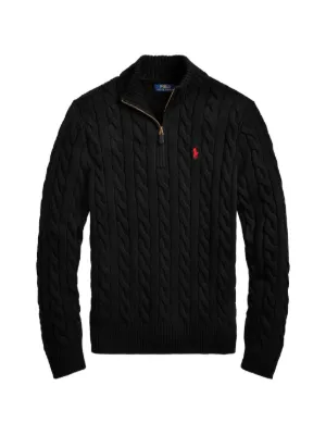 Polo Ralph Lauren ハーフジップ スウェットシャツ | ブラック