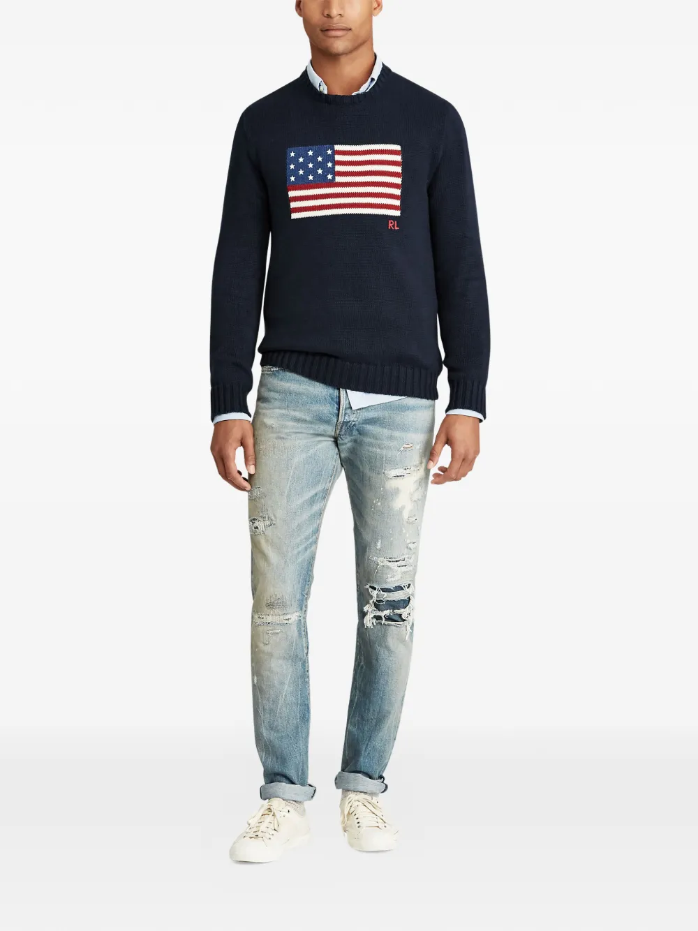 Polo Ralph Lauren Trui met ronde hals Blauw