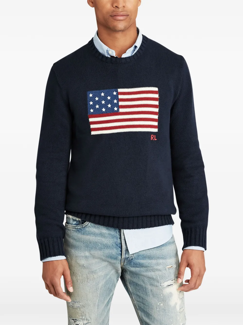 Polo Ralph Lauren Trui met ronde hals Blauw