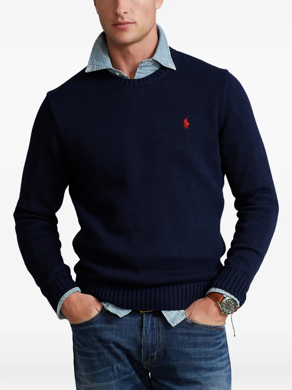 Polo Ralph Lauren Polo Pony katoenen trui Blauw