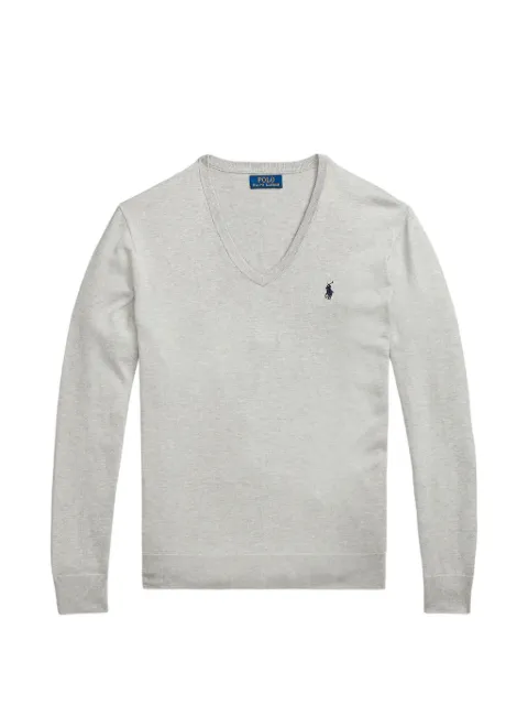 Polo Ralph Lauren V-neck logo-embroidered sweater