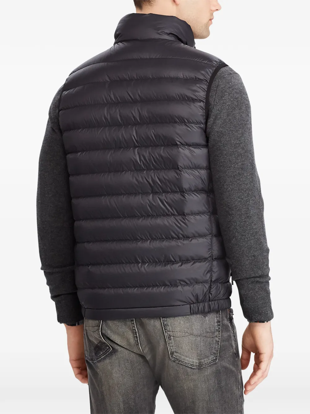 Polo Ralph Lauren Bodywarmer met geborduurd logo Zwart