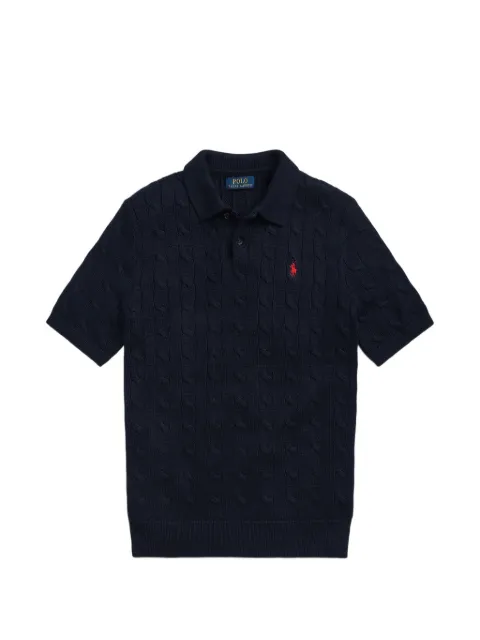 Polo Ralph Lauren cable-knit polo shirt