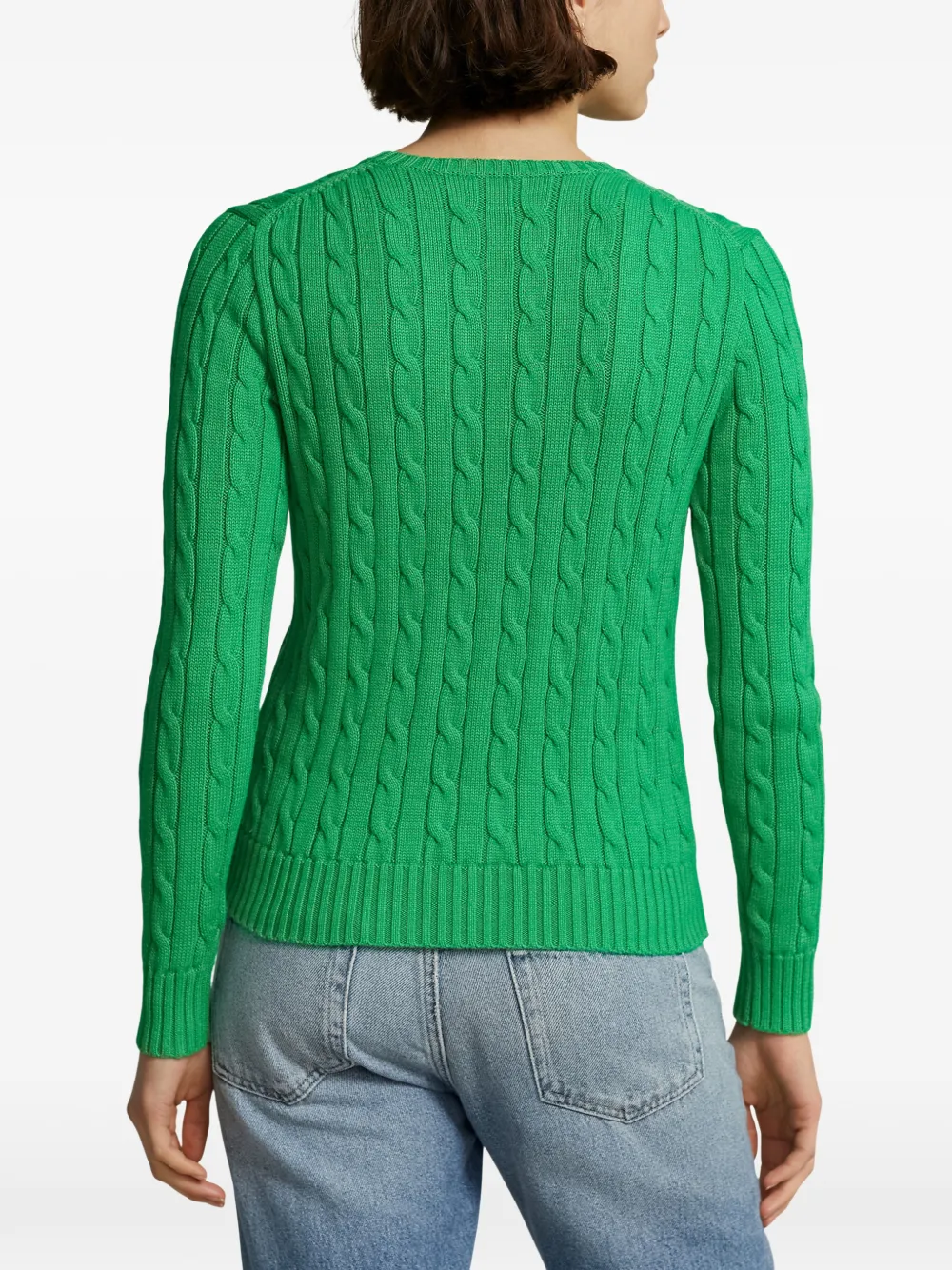 Polo Ralph Lauren Kabelgebreide katoenen trui Groen