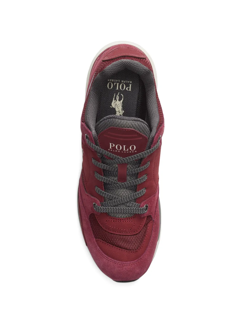 Polo Ralph Lauren Sneakers met ronde neus Rood