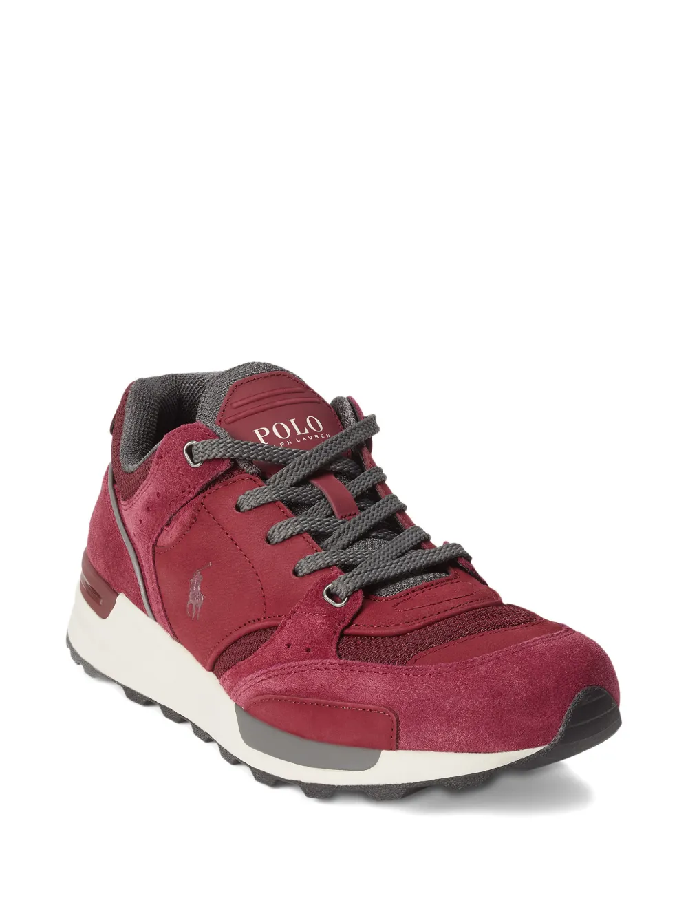 Polo Ralph Lauren Sneakers met ronde neus Rood