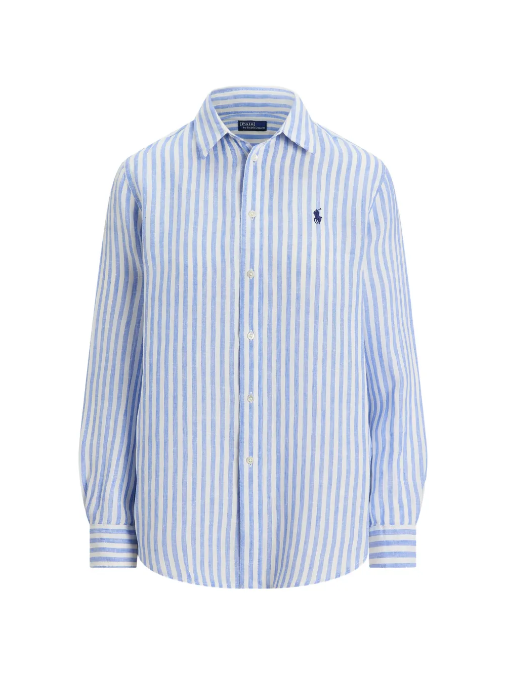 Polo Ralph Lauren striped-pattern button-up shirt - Blu