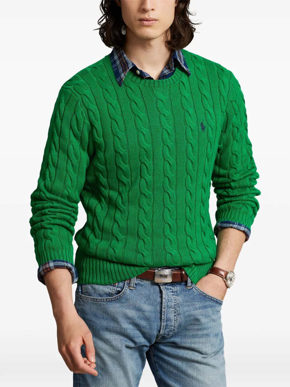 Polo Ralph Lauren Kabelgebreide trui Groen