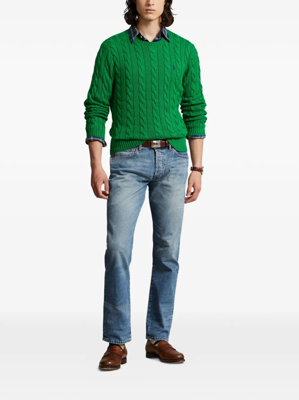 Polo Ralph Lauren Kabelgebreide trui Groen