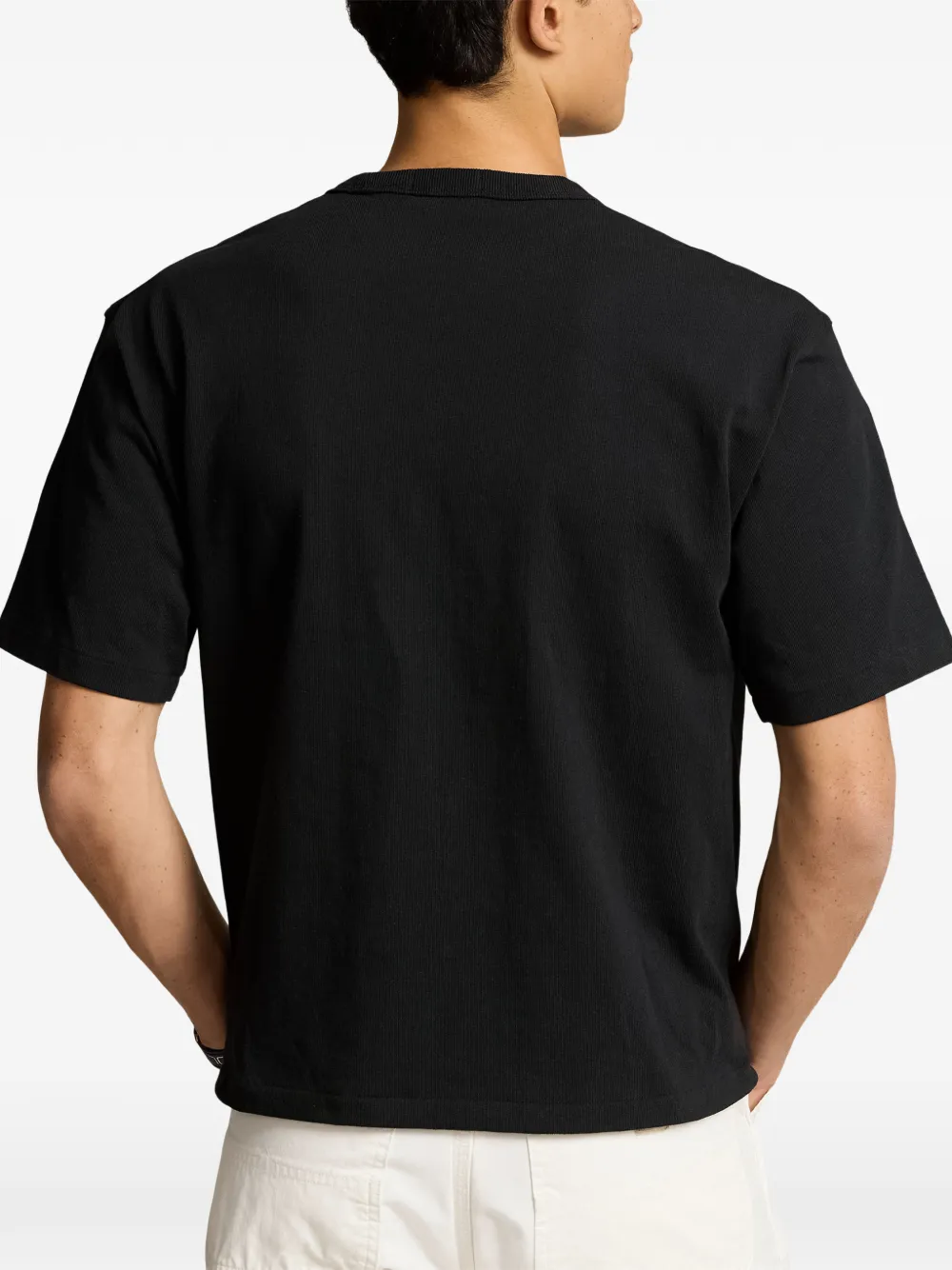 Polo Ralph Lauren T-shirt met logodetail Zwart