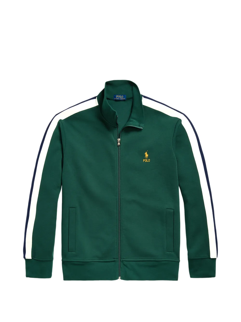 Polo Ralph Lauren stripe-detail track jacket - Grün