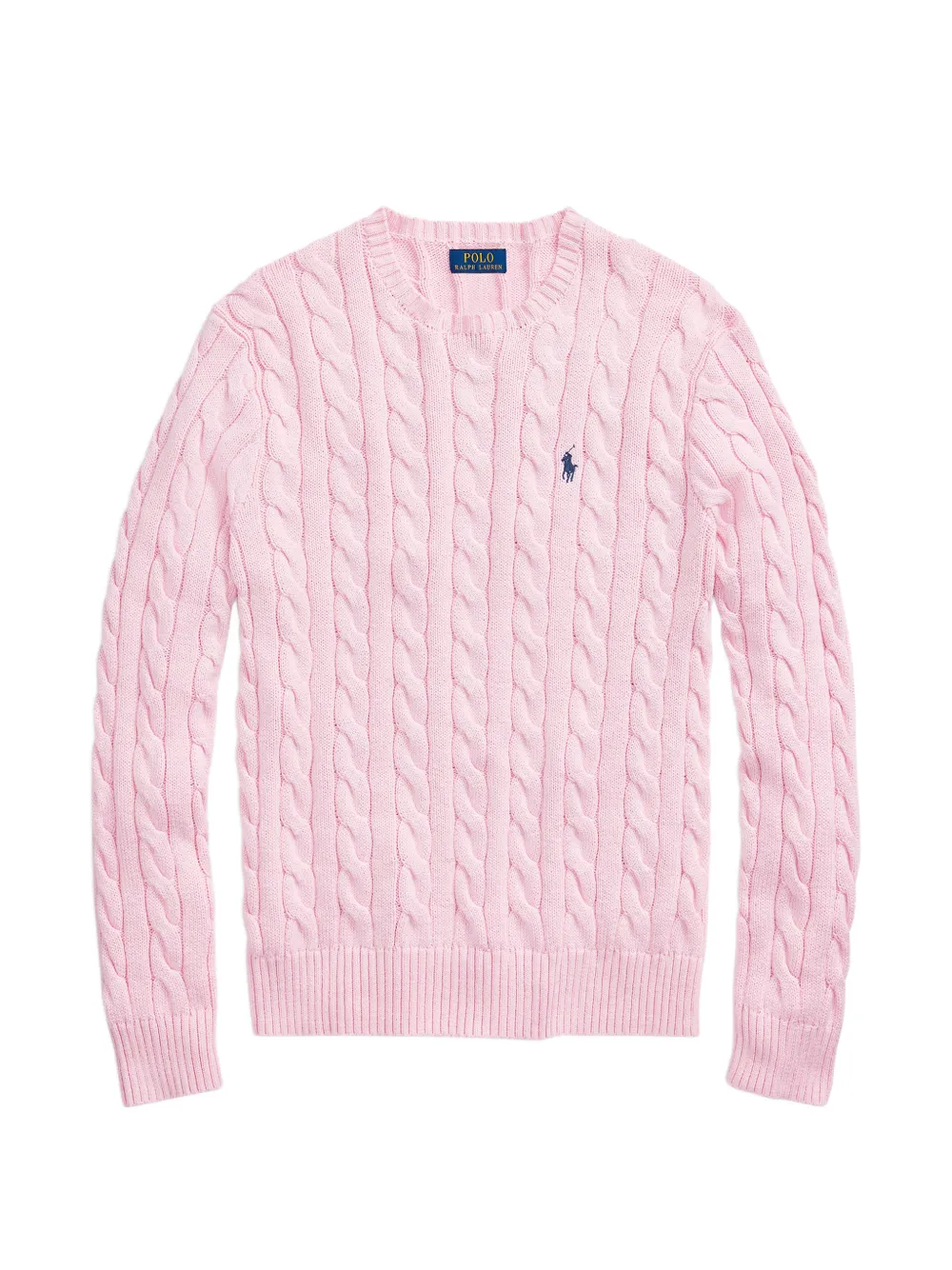 Polo Ralph Lauren cable-knit crew neck sweater - Rosa