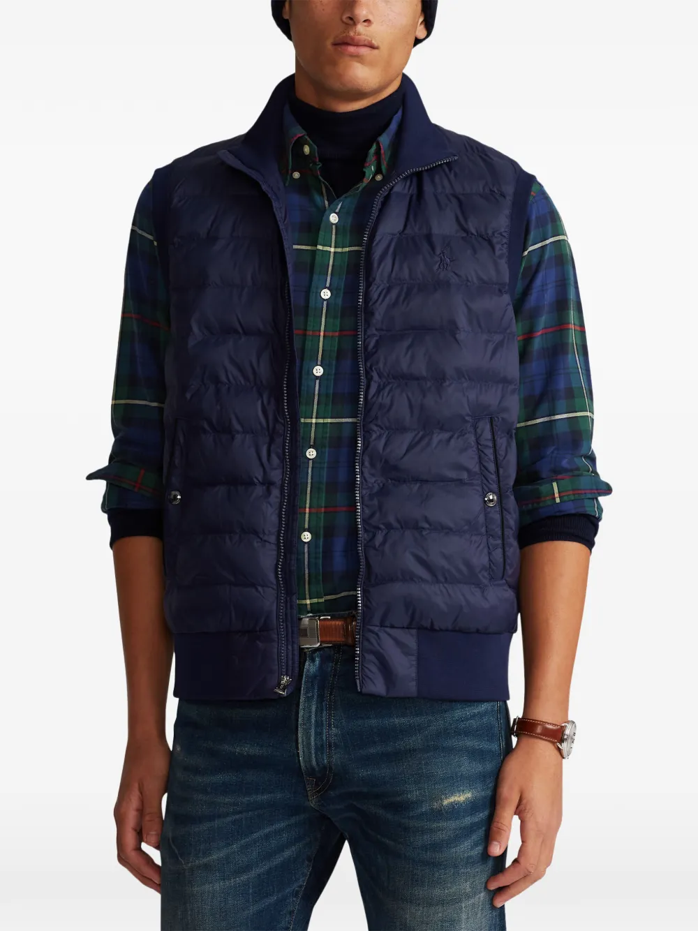 Polo Ralph Lauren Bodywarmer met rits Blauw