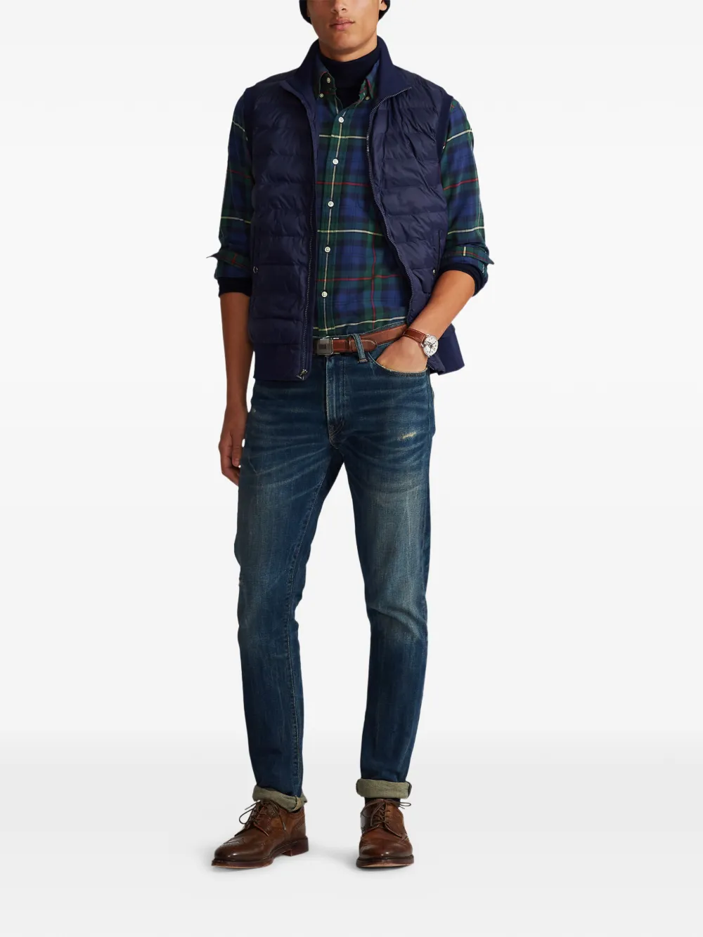 Polo Ralph Lauren Bodywarmer met rits Blauw