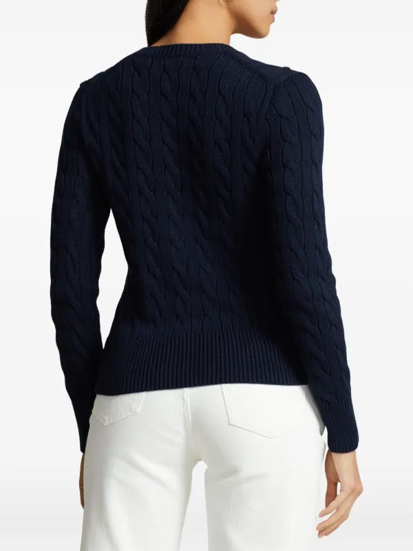 Polo Ralph Lauren ケーブルニット カーディガン | ブルー | FARFETCH JP