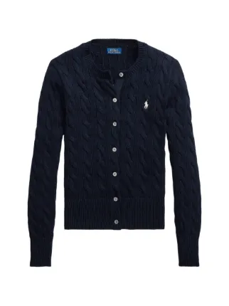 Polo Ralph Lauren ケーブルニット カーディガン | ブルー | FARFETCH JP