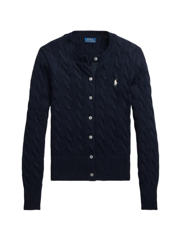 Polo Ralph Lauren ケーブルニット カーディガン | ブルー | FARFETCH JP