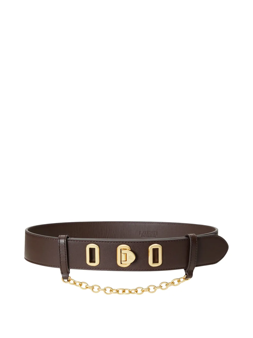 Polo Ralph Lauren chain-detail belt - Marrone