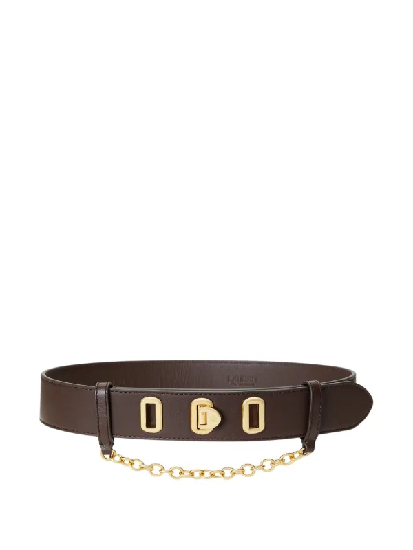 Polo Ralph Lauren Chain-detail Belt in Brown