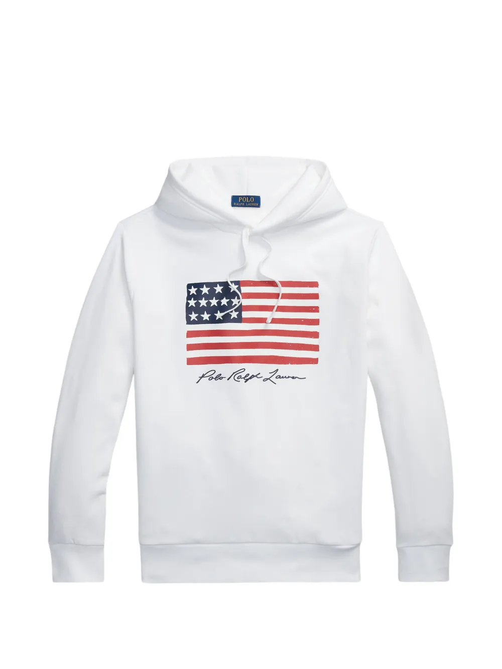 Polo Ralph Lauren logo-detail hoodie - Bianco