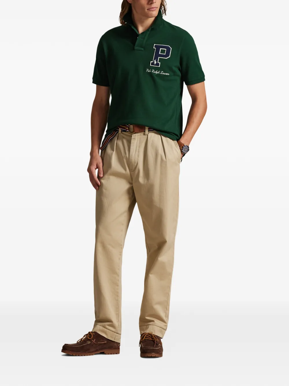 Polo Ralph Lauren Poloshirt met geborduurd logo Groen