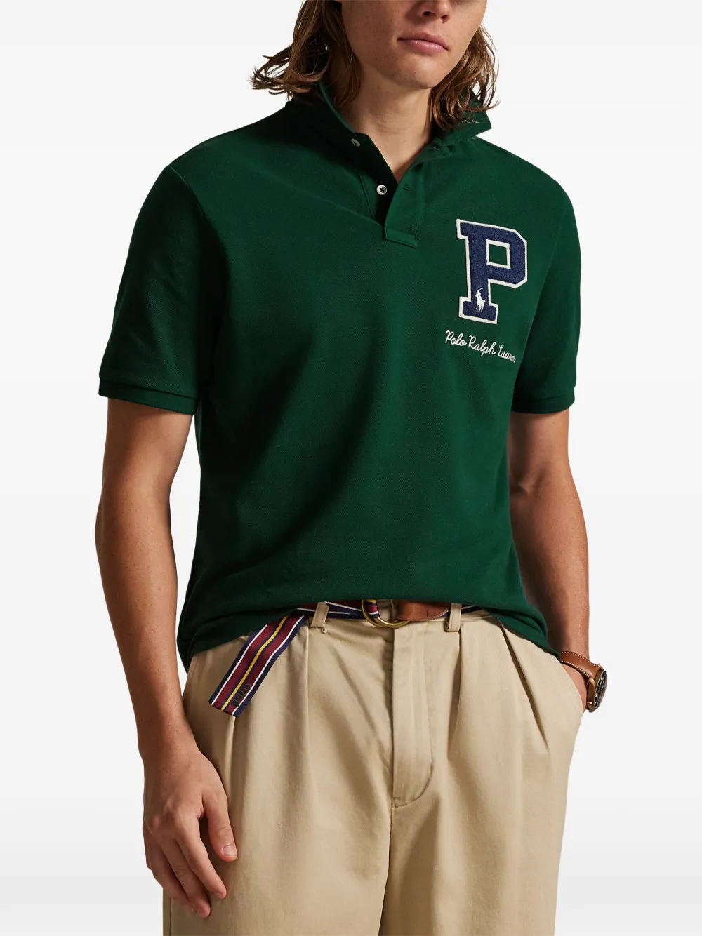 Polo Ralph Lauren Poloshirt met geborduurd logo Groen