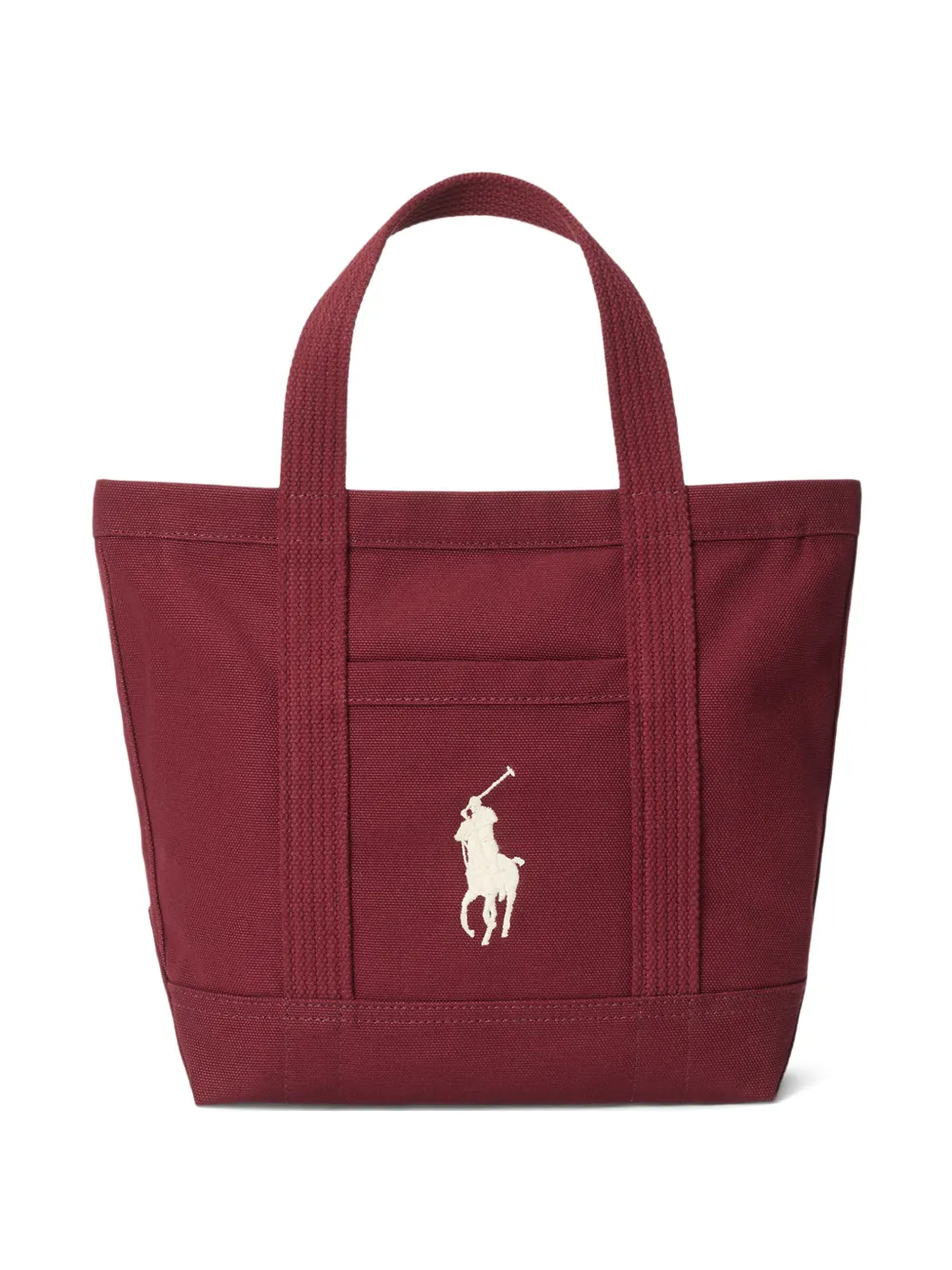 Polo Ralph Lauren logo-embroidered tote bag - Rosso