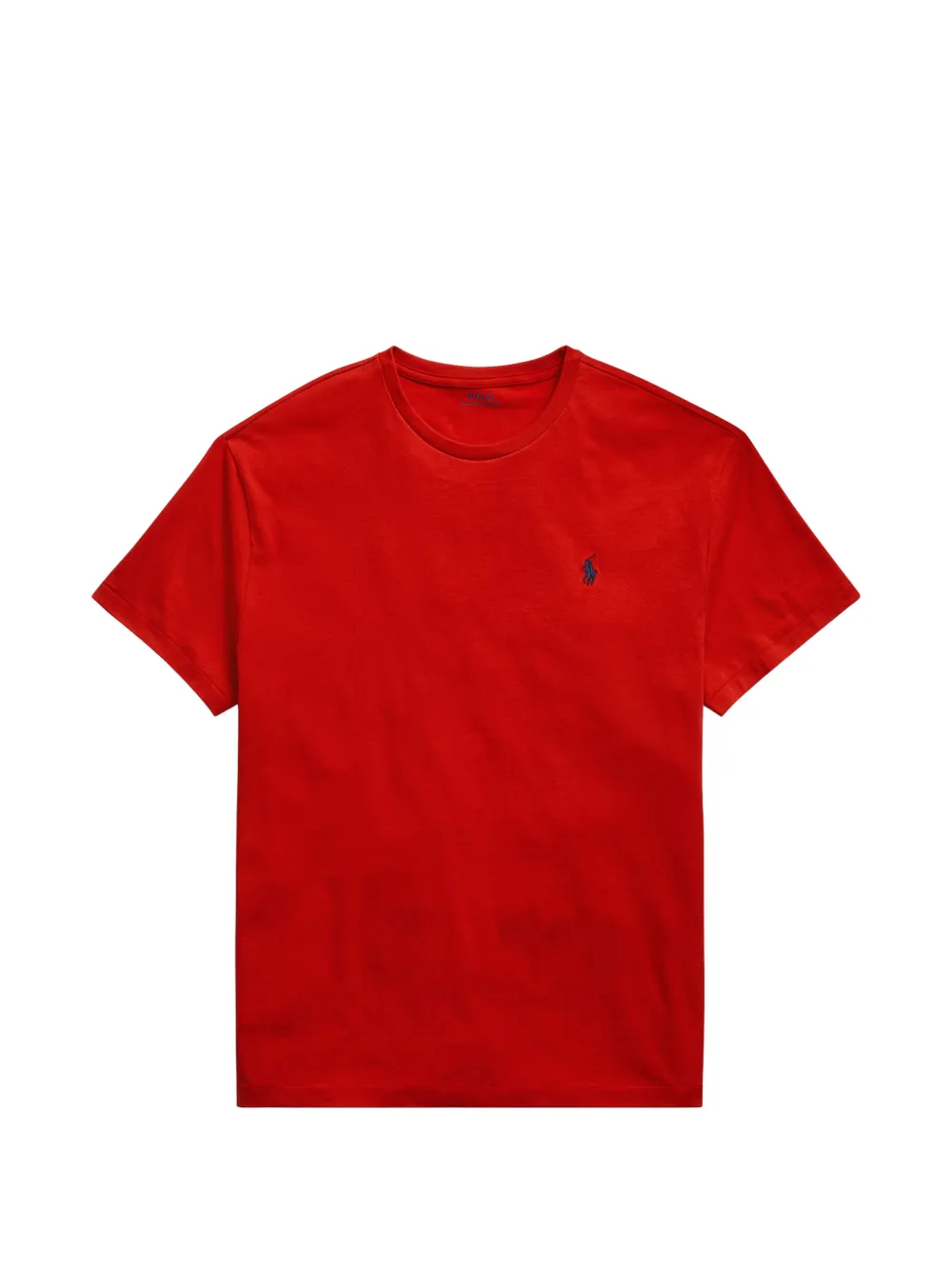 Polo Ralph Lauren crew-neck logo-embroidered T-shirt - Rosso