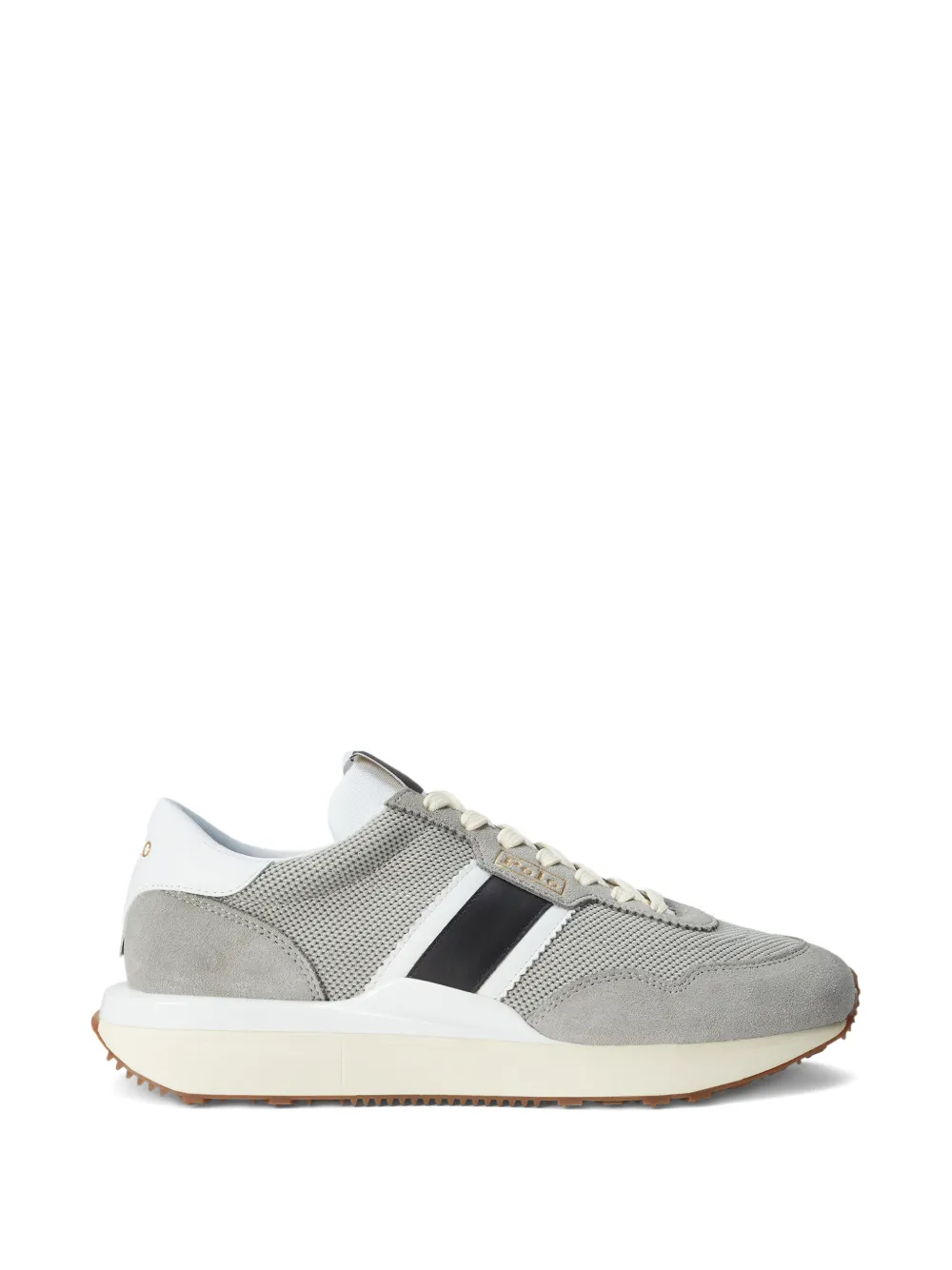 Polo Ralph Lauren leather sneakers - Grigio