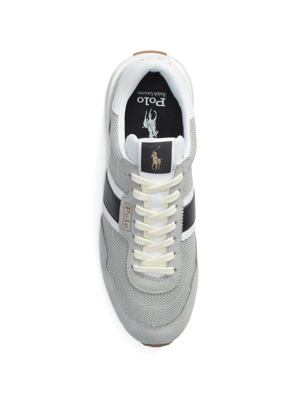 Polo Ralph Lauren Leren sneakers Grijs